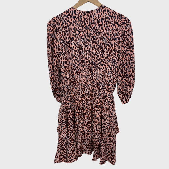 Zadig & Voltaire Pink and Black Rooka Squeleton Mini Dress Size Small - Picture 6 of 10